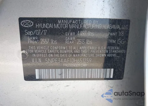 2018 Hyundai Sonata Sel from USA, damaged, VIN 5NPE34AF1JH651259
